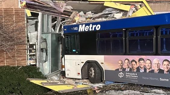 Passenger Attacks Bus Driver, Bus Crashes Into Madison Restaurant