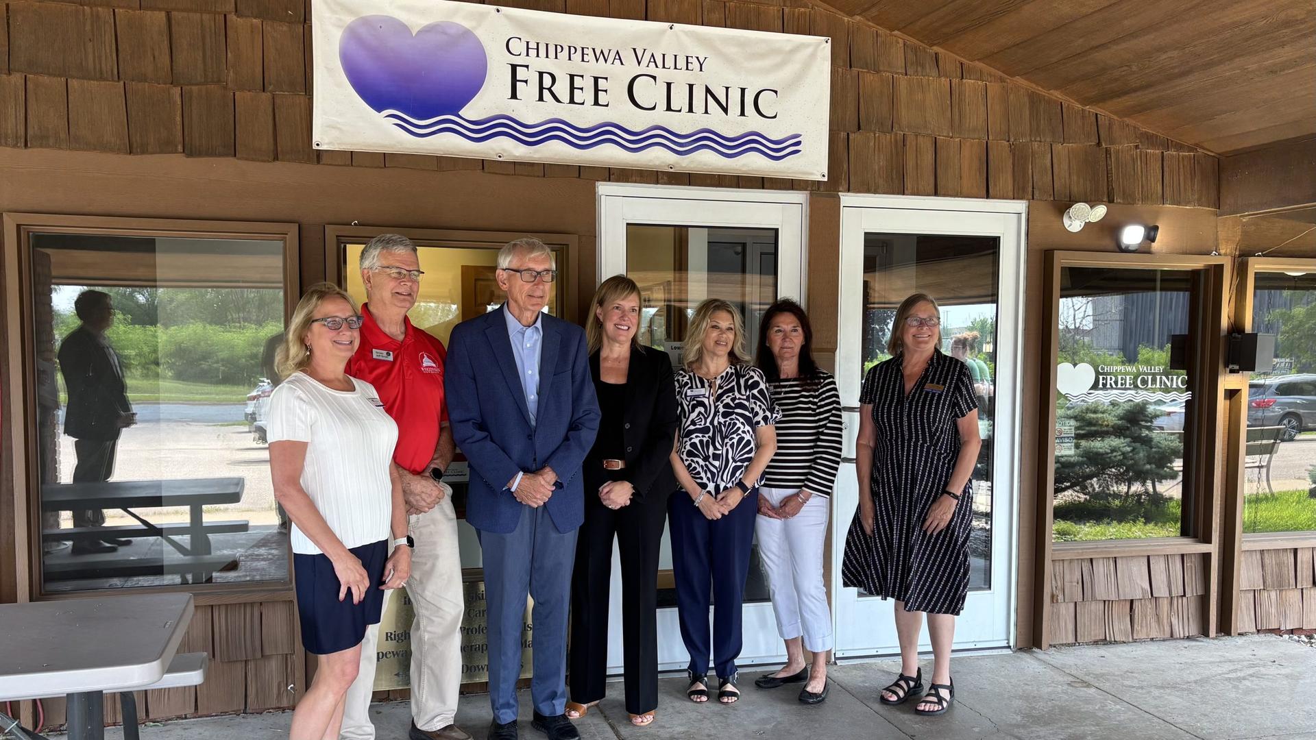 Chippewa Valley Free Clinic Hosts Visit from Governor Tony Evers