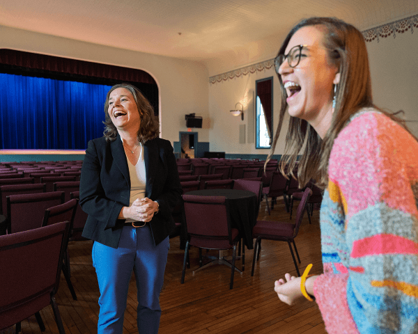 Lt. Governor Visits Thrasher Opera House
