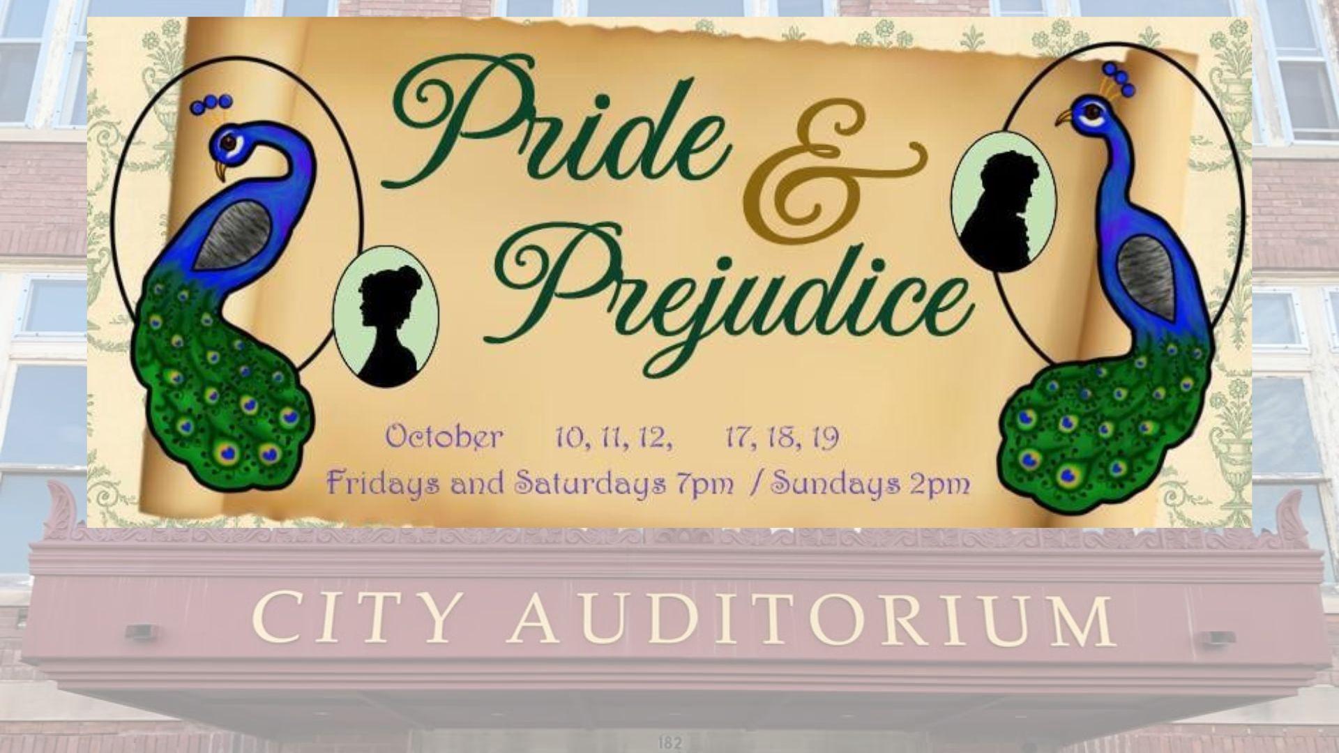 Pride and Prejudice set open at The City Auditorium