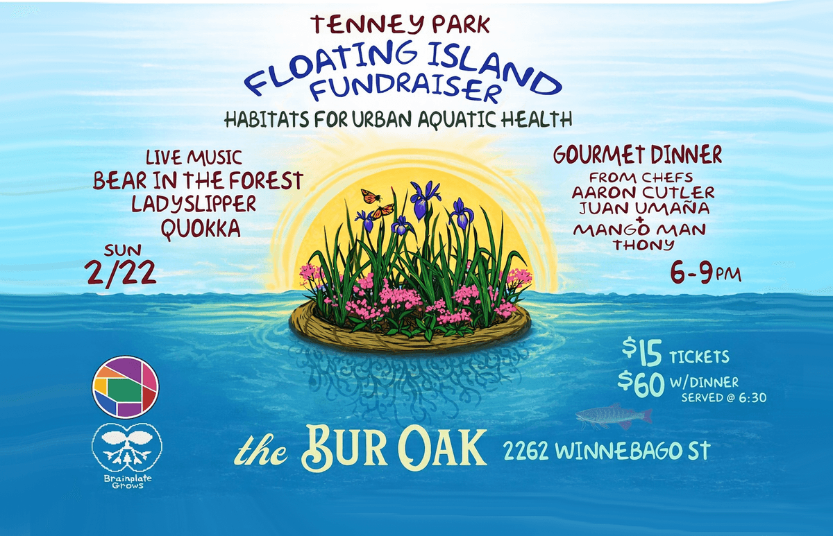 Floating Island Fundraiser at the Bur Oak