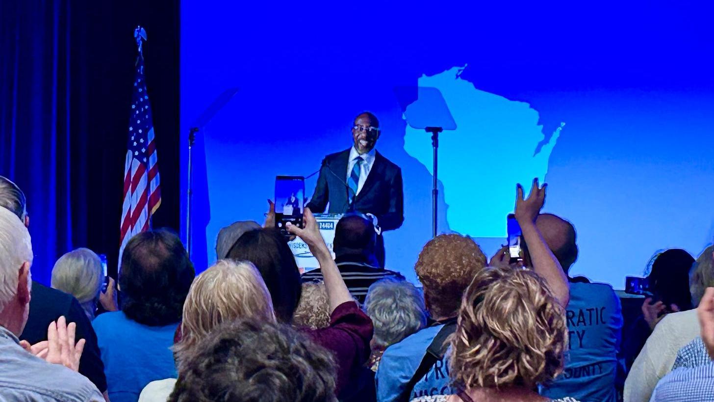Q&A: Sen. Raphael Warnock, keynote speaker at the WisDems 2025 convention